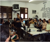 Encontro com os professores coordenadores dos LIEs no NTE de Acaraú Foto: Áurea Rita